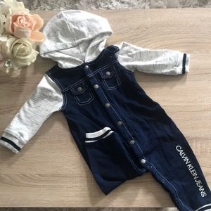💙 Baby Boys 6-9month Calvin Klein One piece